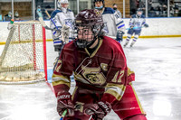 UNEDITED 2022 FEB 3 THORNTON ACADEMY GOLDEN TROJANS VARSITY ICE HOCKEY VS, PORTLAND  DEERING  WYNEFLETE BULLDOGS